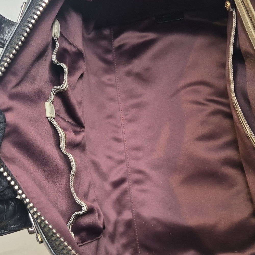 Henri Bendel New York The Satchel -Croco Satchel Handbag NWT - Picture 16 of 17